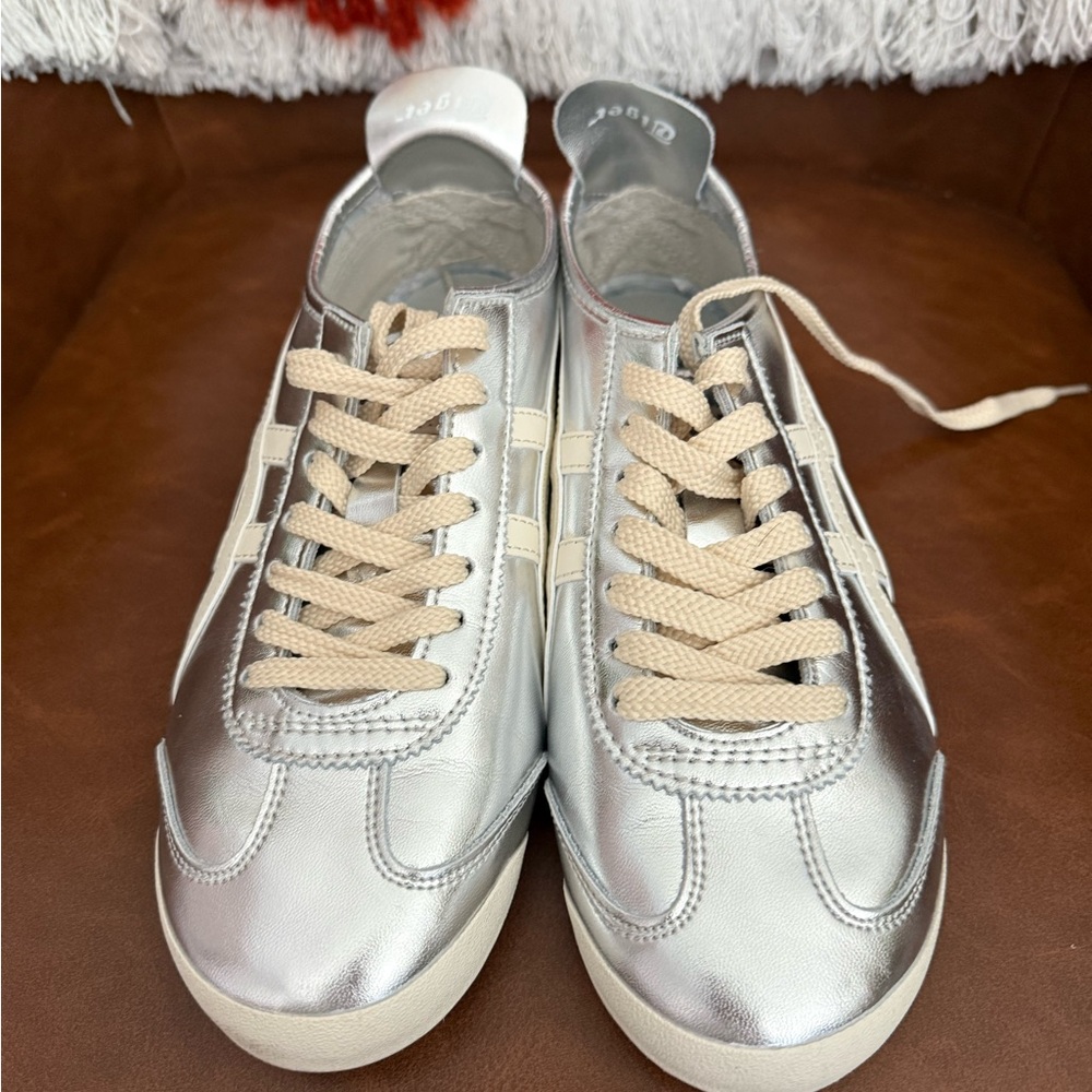 Onitsuka Tiger by Asics Silver Sneakers